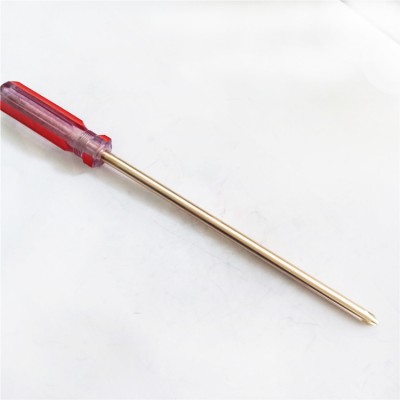 Phillips screwdriver(Plastic Handle ) 150mm Al-cu Factory  direcy selling